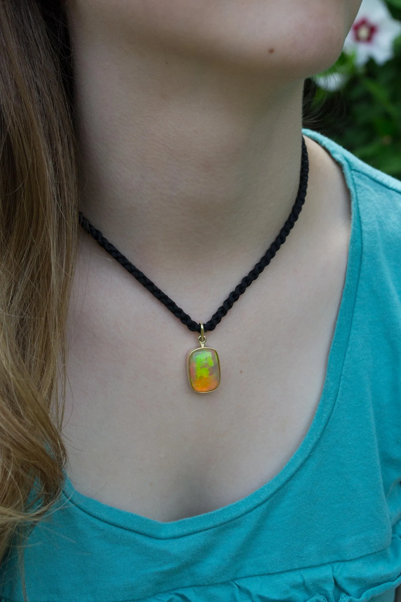 Ethiopian Opal Pendant