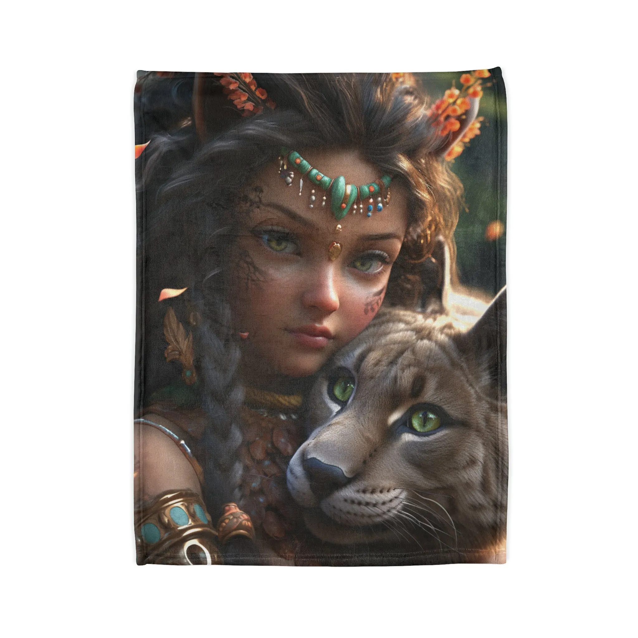 Fae land Companion  Soft Polyester Blanket