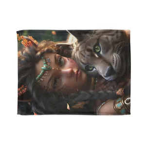 Fae land Companion  Soft Polyester Blanket