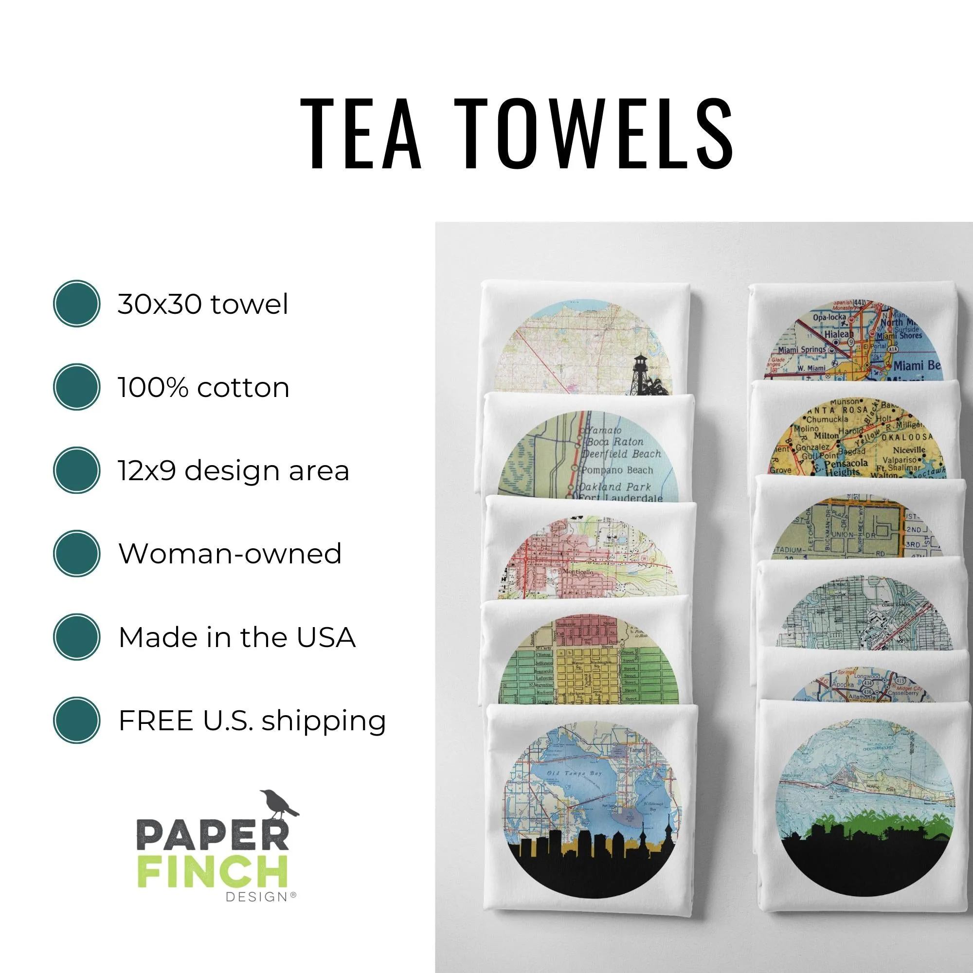 Fall Tea Towel | Mississippi Autumn Kitchen Decor, Home Decor Gifts for Her, State-Themed Towel, Unique Mississippi Gifts
