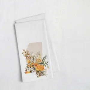 Fall Tea Towel | Mississippi Autumn Kitchen Decor, Home Decor Gifts for Her, State-Themed Towel, Unique Mississippi Gifts