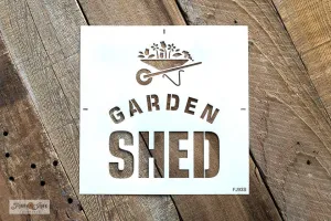 FJ093 Garden Shed - 3 variations