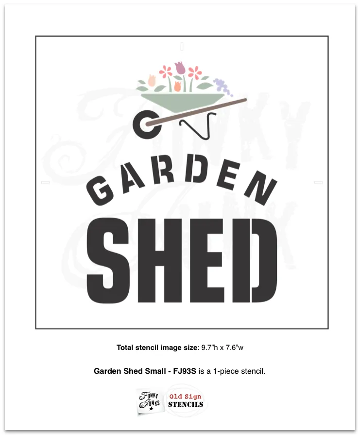 FJ093 Garden Shed - 3 variations