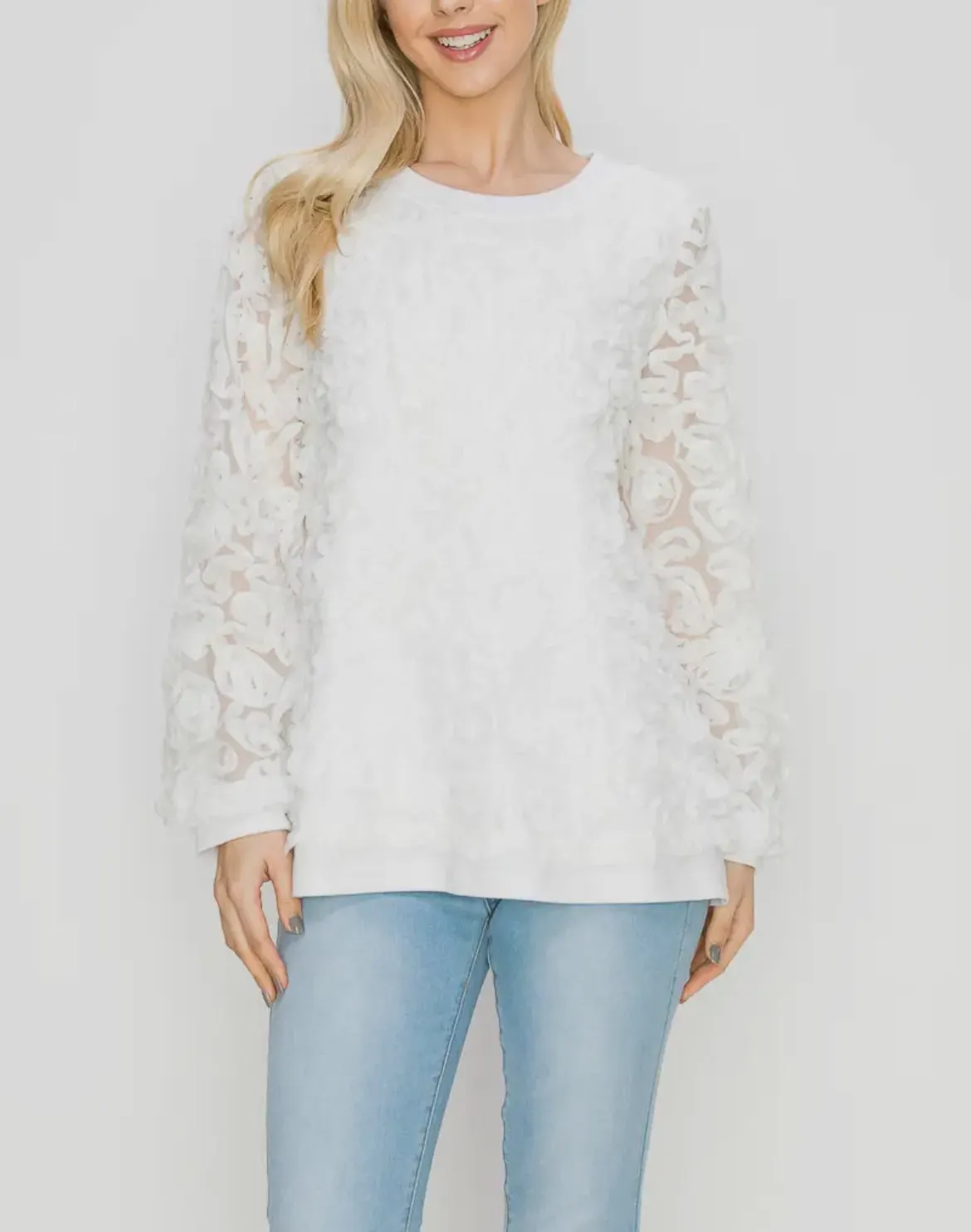 Flower Swirl Top