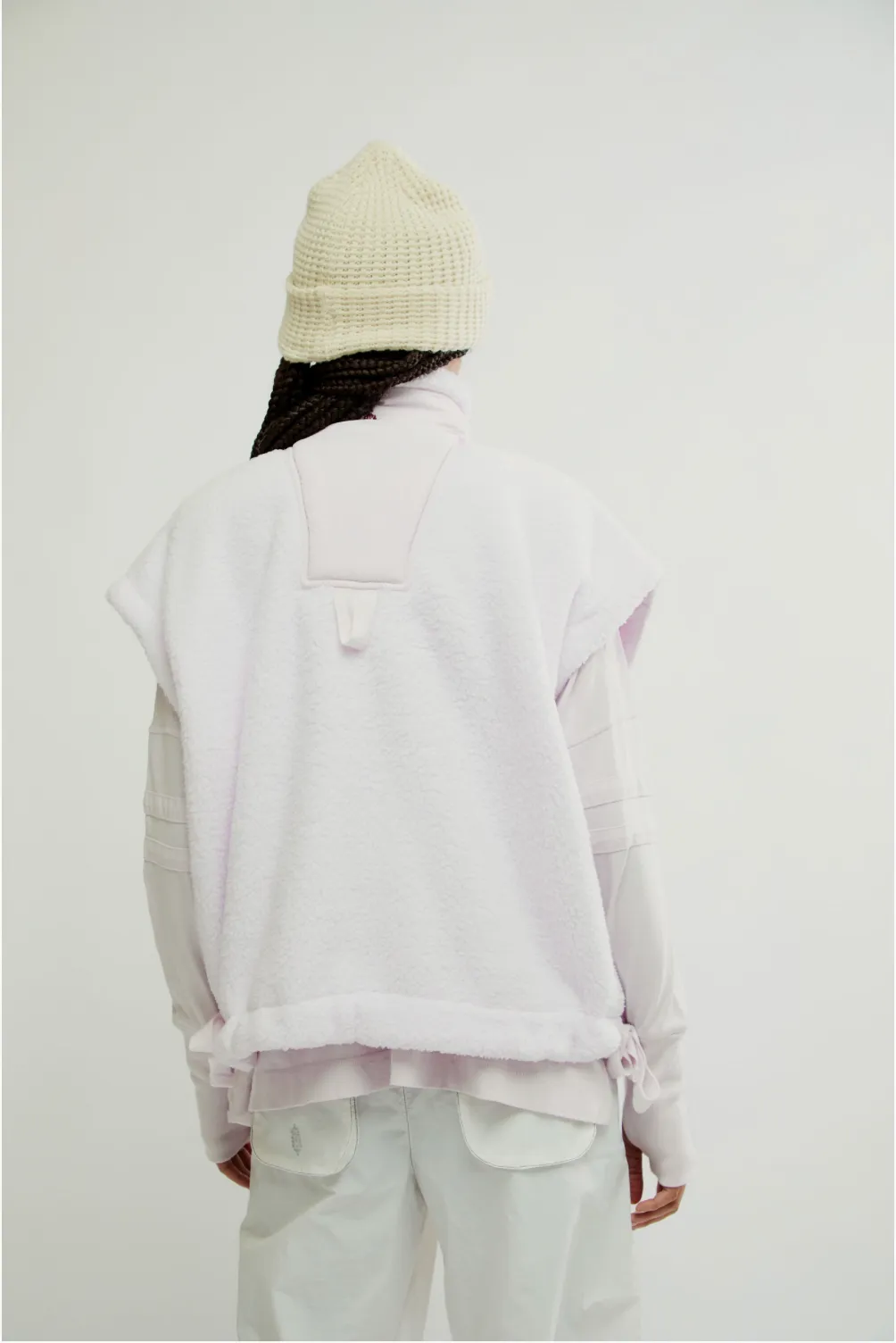 FP MOVEMENT - SCOUT IT OUT FLEECE VEST - ROSE WASH