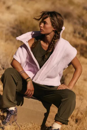 FP MOVEMENT - SCOUT IT OUT FLEECE VEST - ROSE WASH