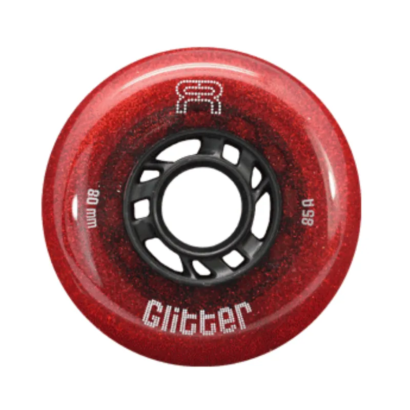 FR Glitter Inline Wheels 76mm Each