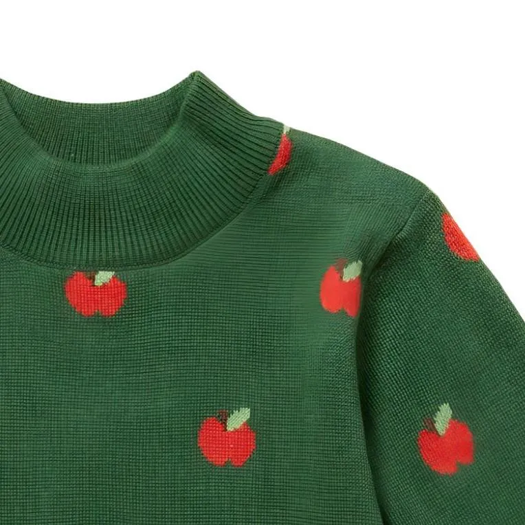 From One To Another Apple Knitted Jumper