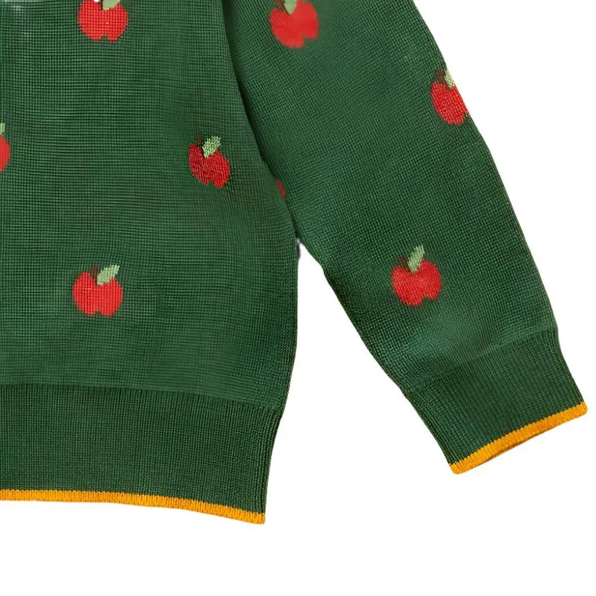 From One To Another Apple Knitted Jumper