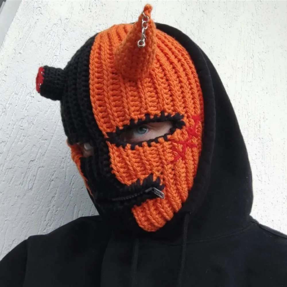 Fun Halloween Knitted Hat
