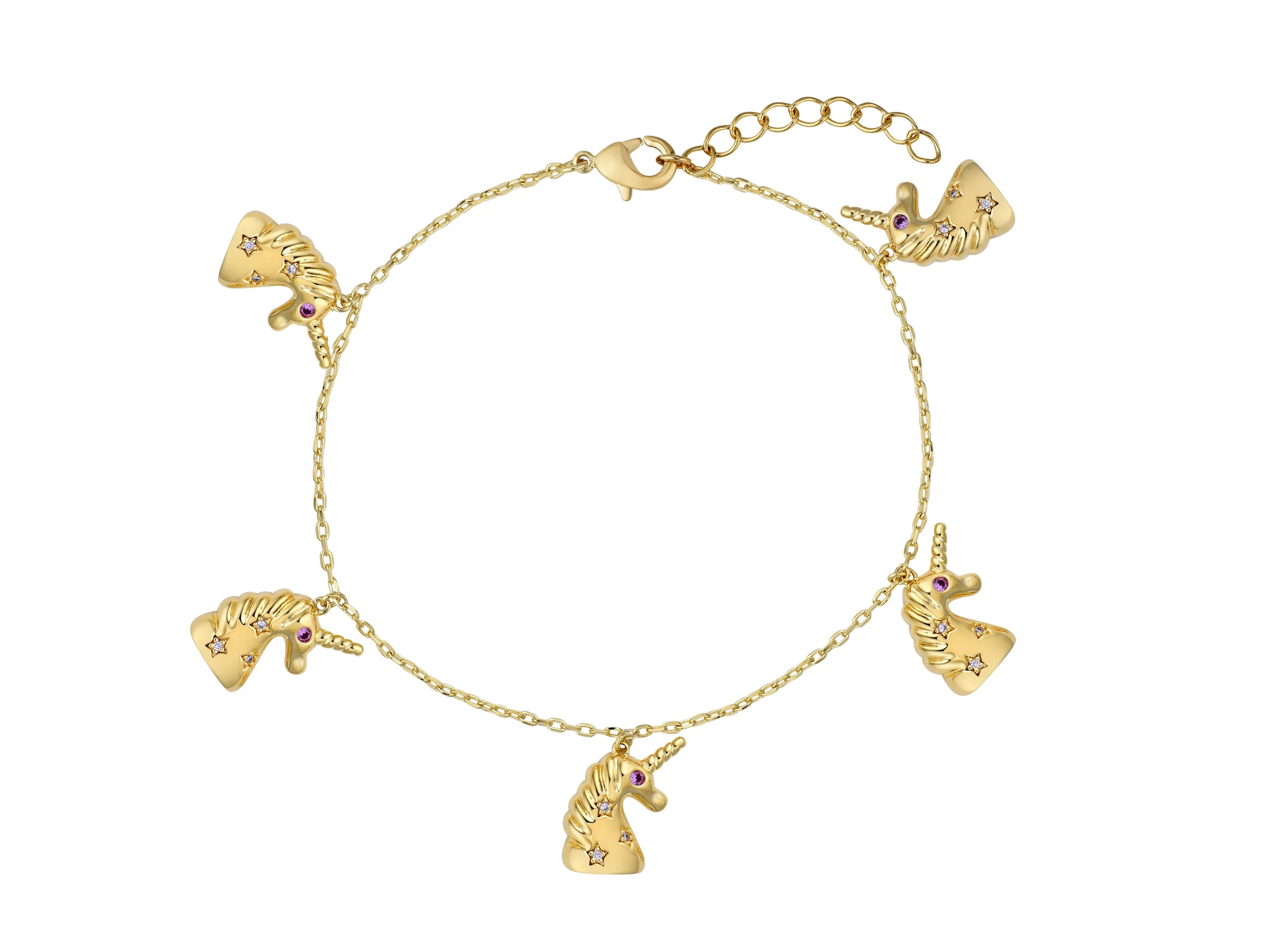 Funfair Unicorn Bracelet Gold