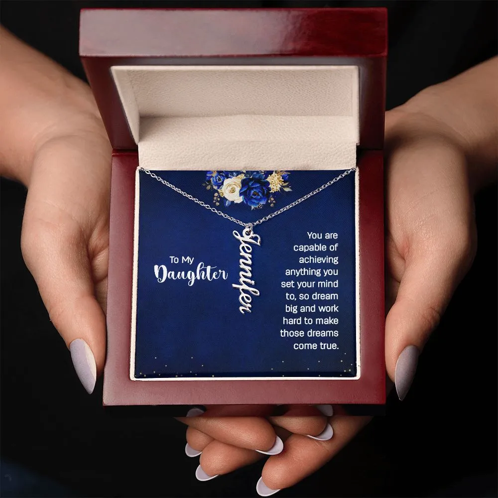 Gift for Daughter - Dream Big and Make Those Dreams Come True