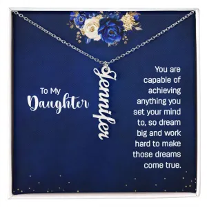 Gift for Daughter - Dream Big and Make Those Dreams Come True