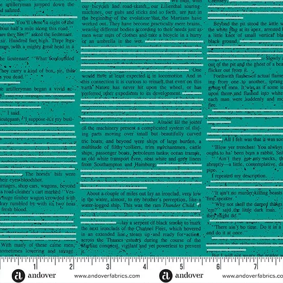 Giucy Giuce Fabric | Scrawl | Redacted Redux | Cyan