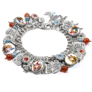 Gnome Charm Bracelet, Gardening Gift