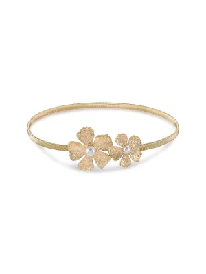 Golden Petals and Pearl Belt