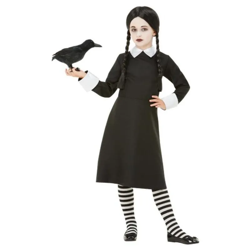 Gothic School Girl Costume, Black