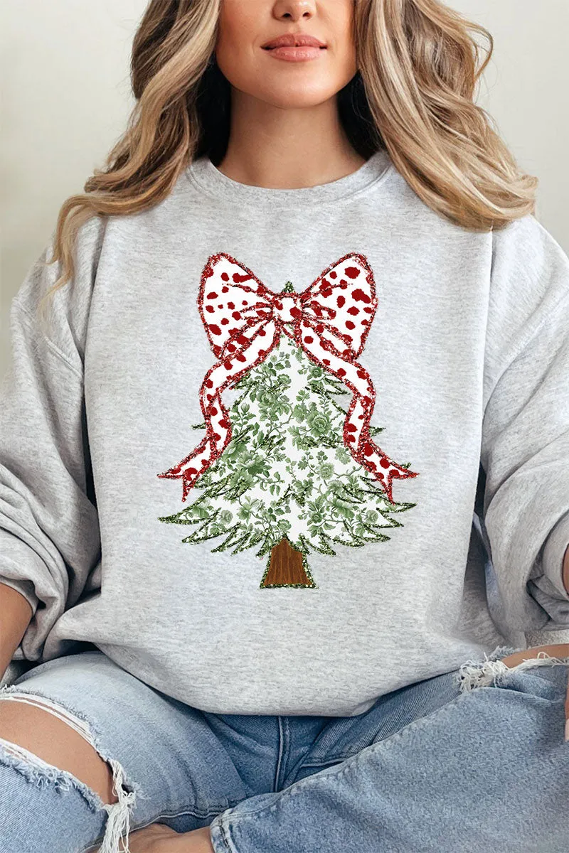 Green Chinoiserie Tree Unisex NuBlend Crew Sweatshirt