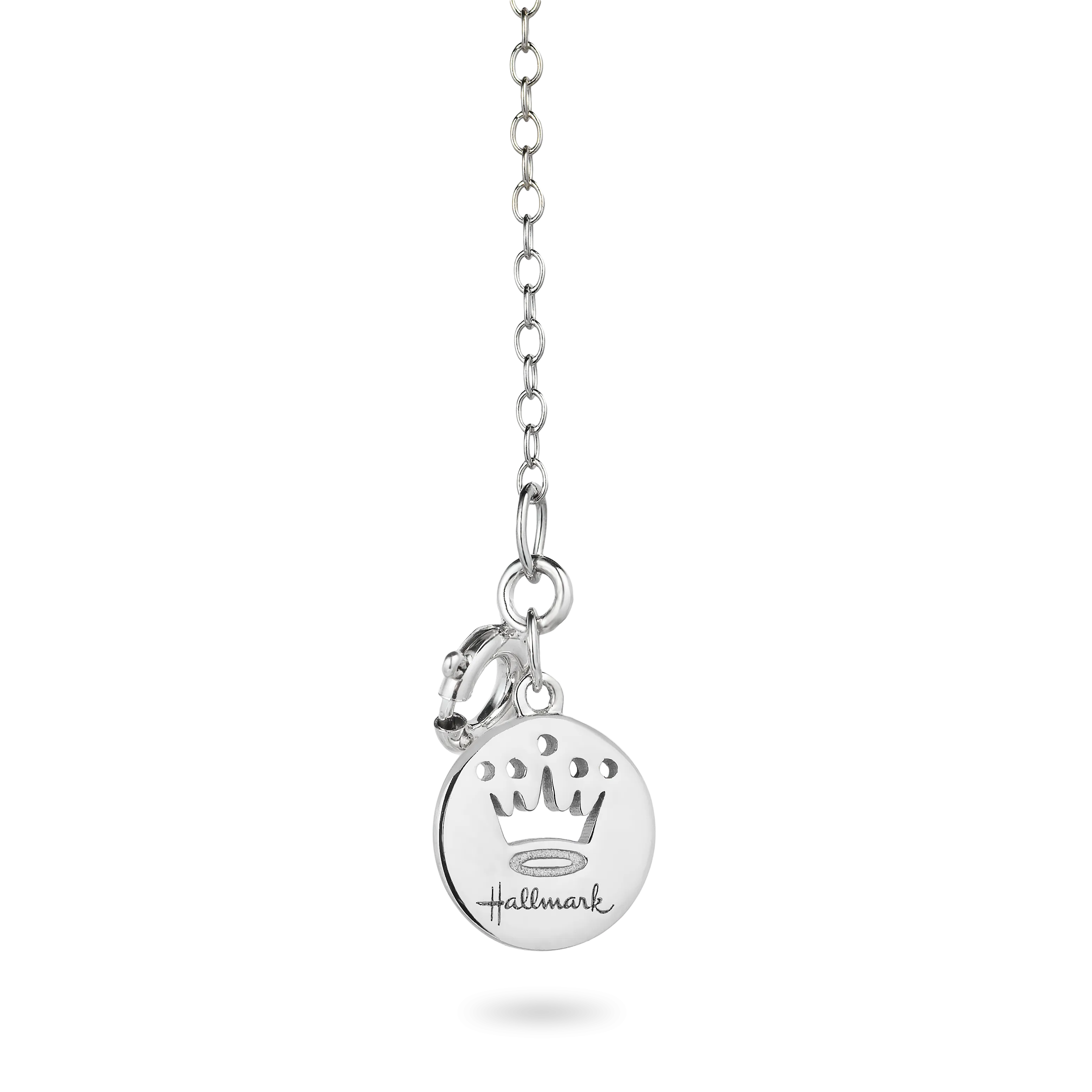Hallmark Fine Jewelry Circle of Love Heart Pendant in Sterling Silver  with Diamond Accents