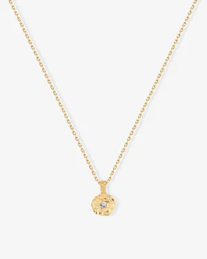 Hammered Coin Pendant