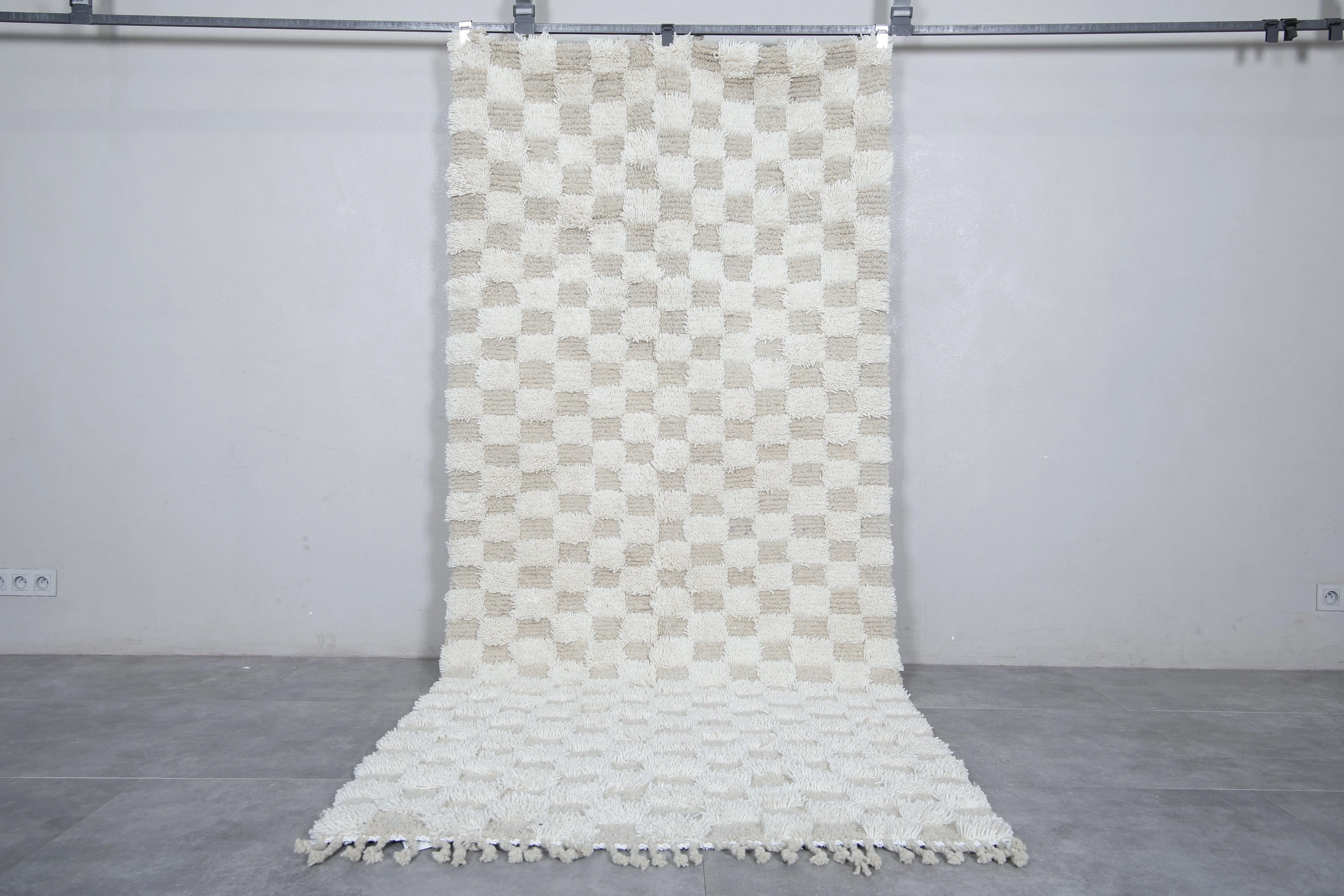 Hand-knotted Moroccan rug - Custom Rug - wool rug
