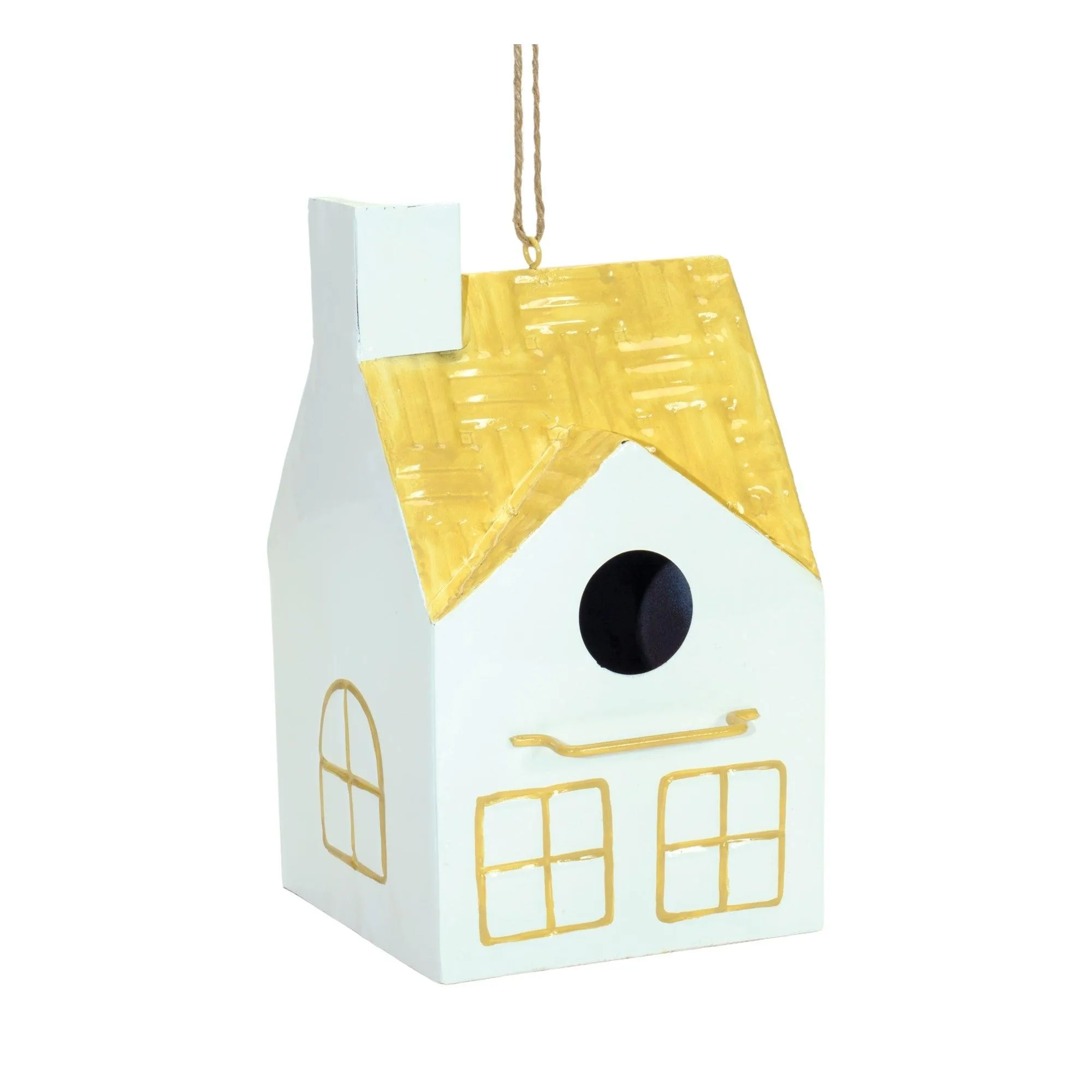 Hanging Metal Bird House Garden Decor (Set of 3)