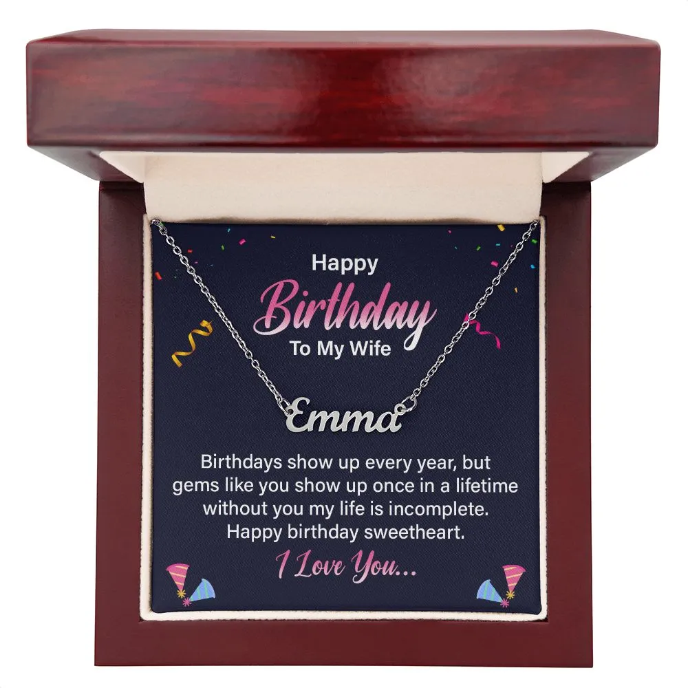 Happy birthday to my wife