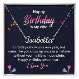 Happy birthday to my wife