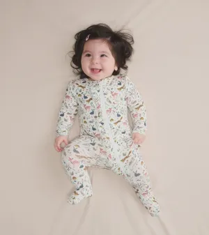 Happy Forest Ruffle Bum Bamboo Coverall