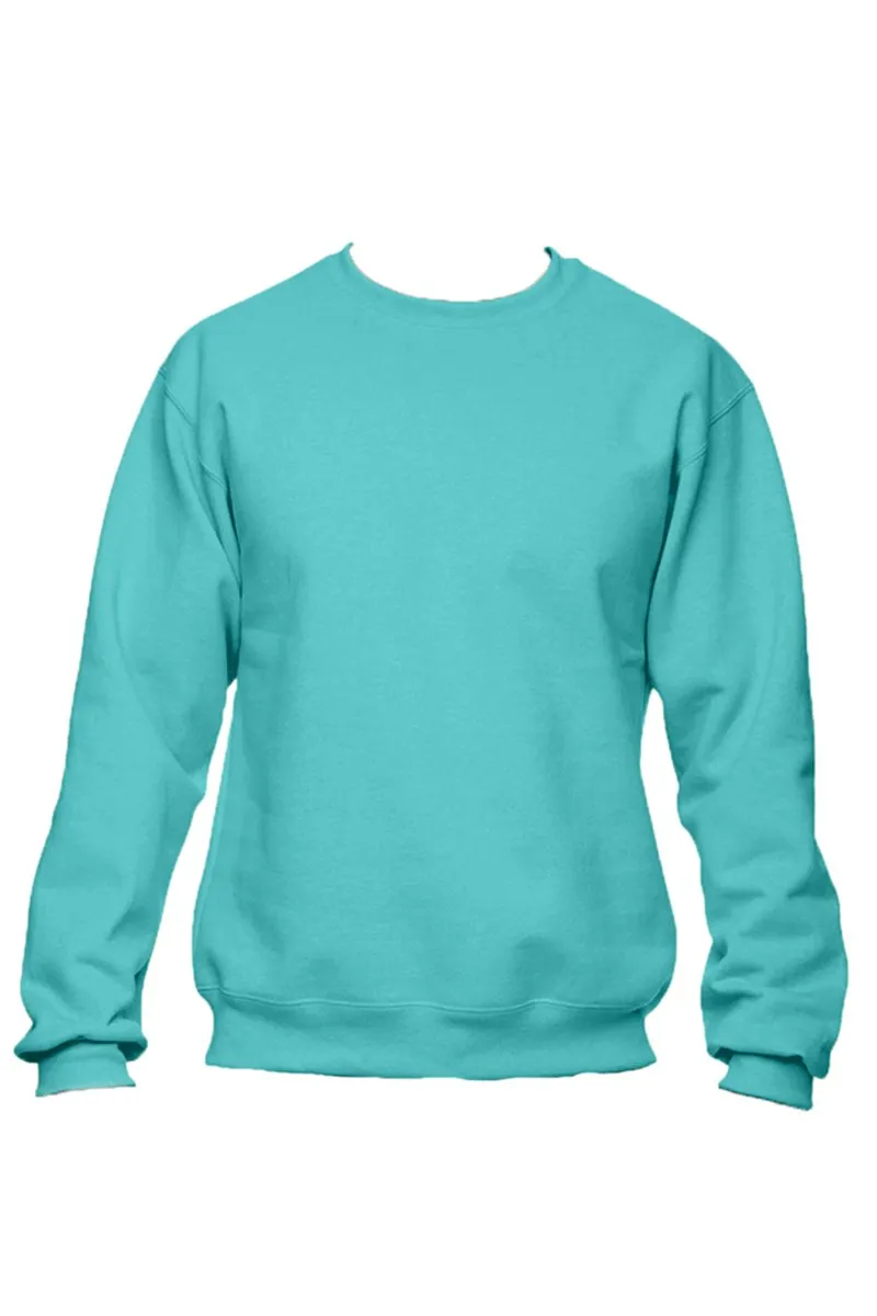 Here For The Good Times Happy Face Unisex NuBlend Crew Sweatshirt