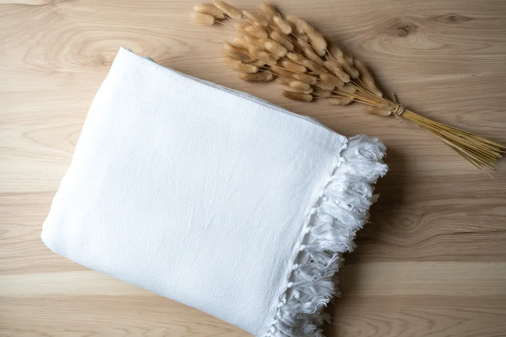 Herringbone Cotton Blanket