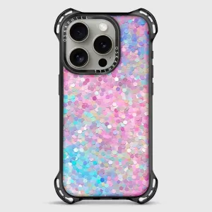 iPhone 14 Pro Case Bounce — Pastel Multicolor Glitter