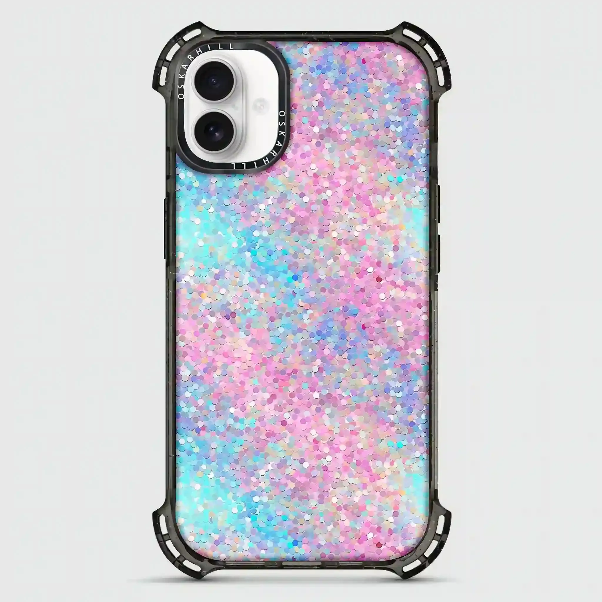 iPhone 16 Plus Case Bounce — Multicolor Glitter