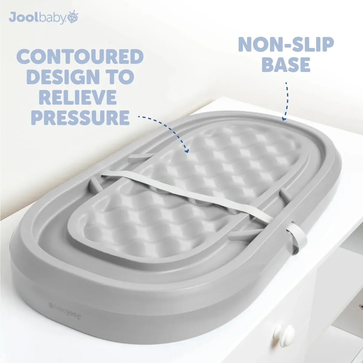 Jool Baby Waterproof Changing Pad - Gray