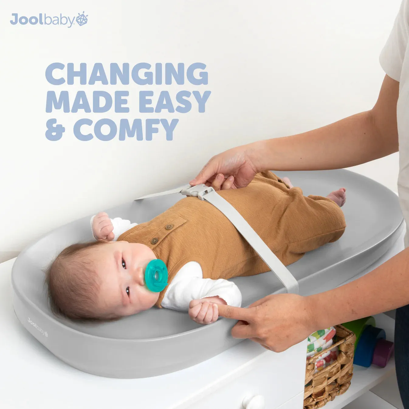 Jool Baby Waterproof Changing Pad - Gray