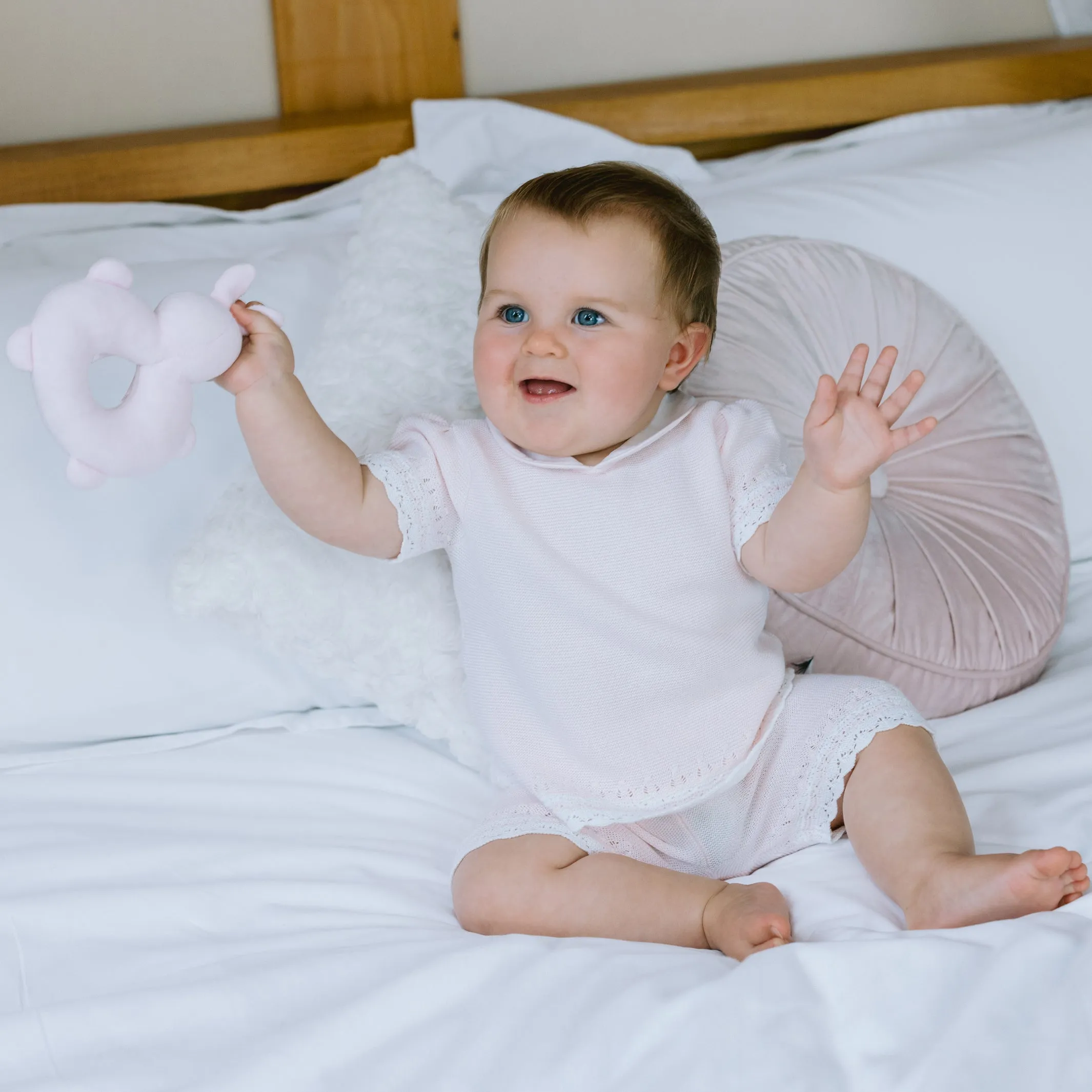 Judith Girls Knit Top and Shorts Set