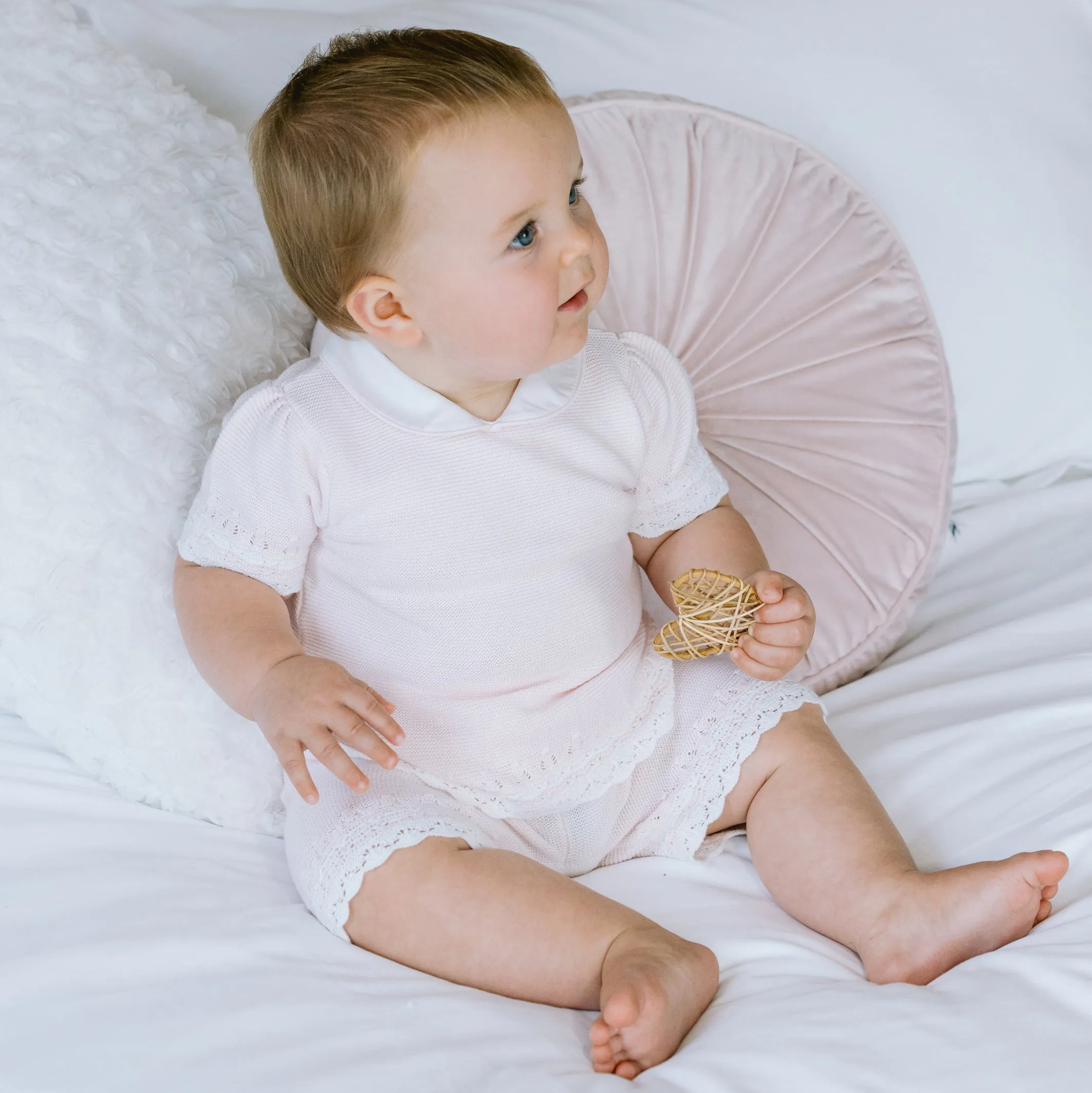 Judith Girls Knit Top and Shorts Set
