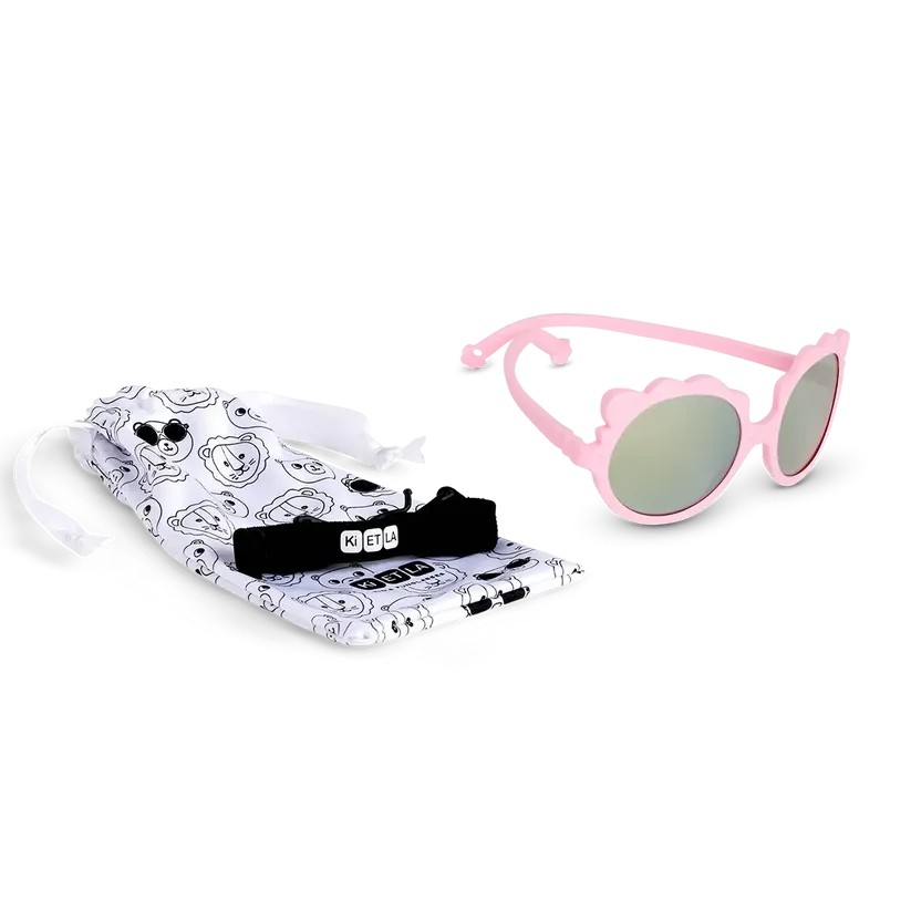 Ki ET LA Lion Sunglasses - Bubble Gum (Min. of 2 PK, multiples of 2 PK)