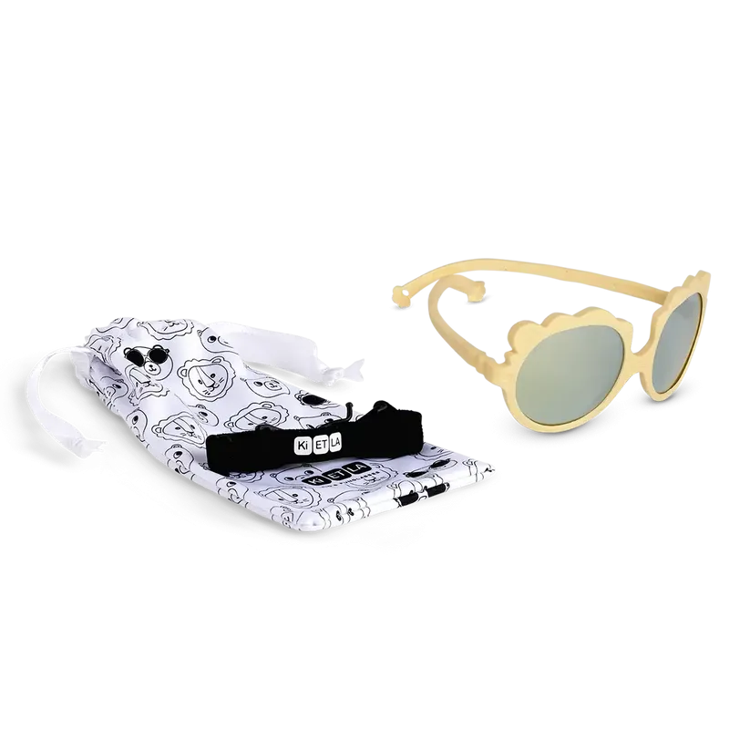 Ki ET LA Lion Sunglasses - Vanilla (Min. of 2 PK, multiples of 2 PK)