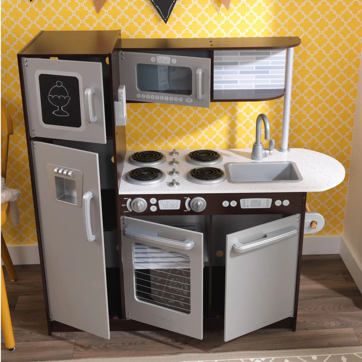 KidKraft Uptown Espresso Play Kitchen