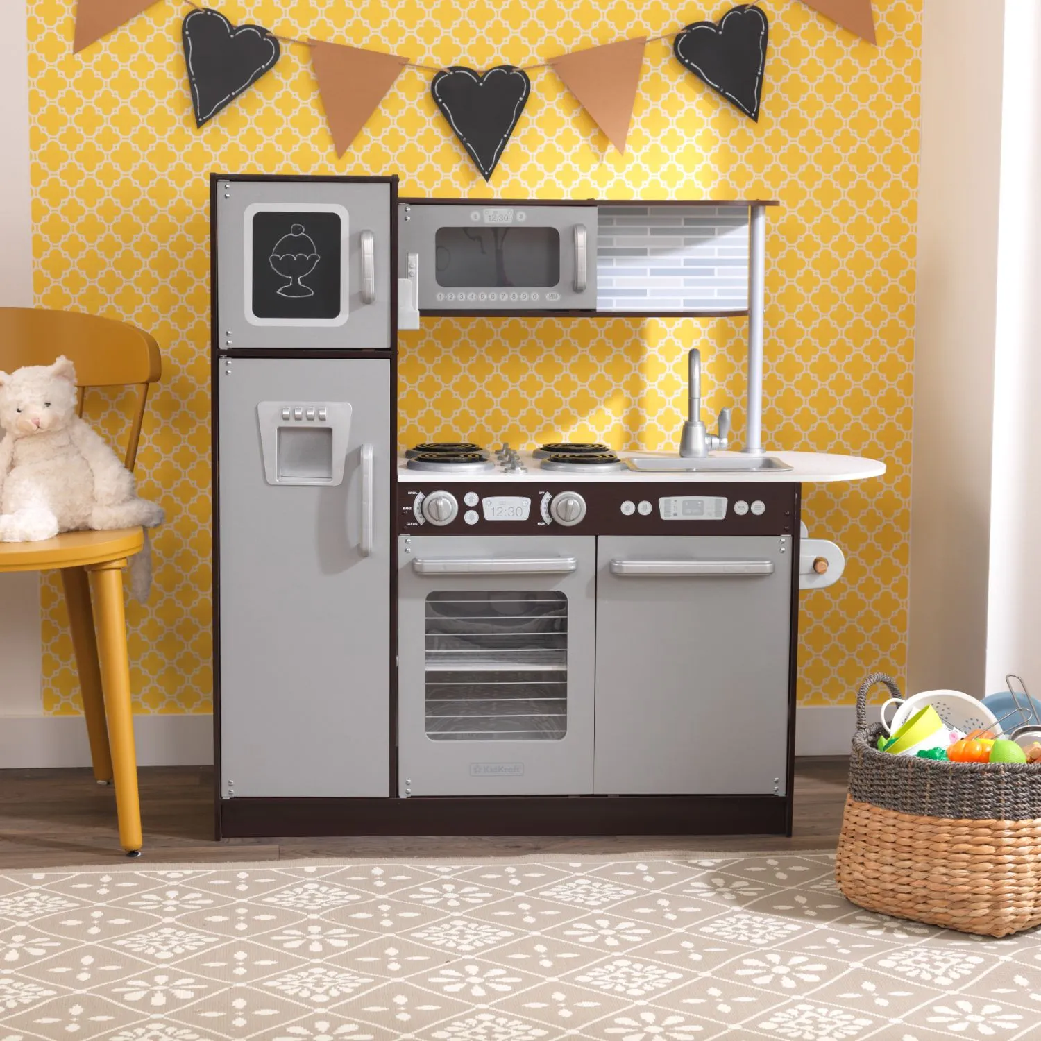 KidKraft Uptown Espresso Play Kitchen