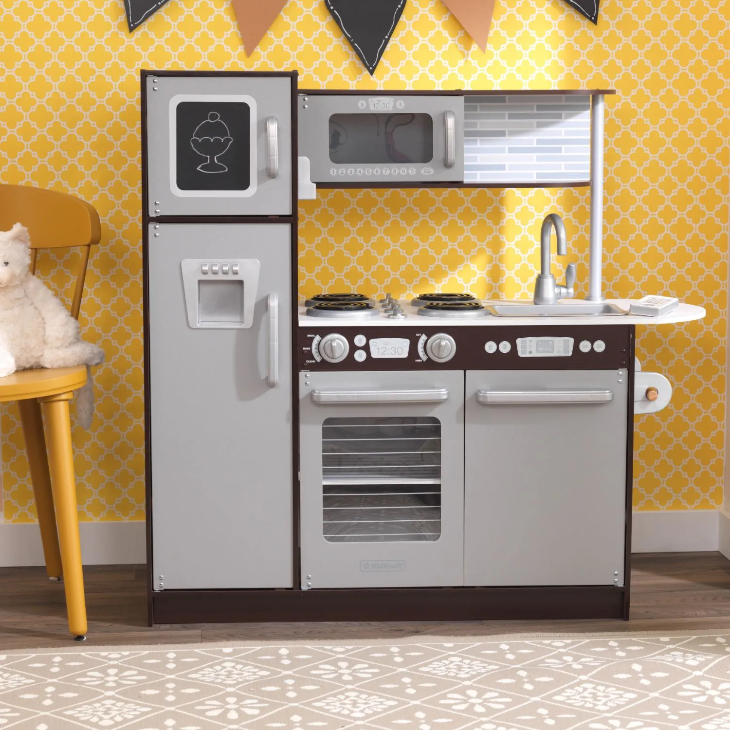 KidKraft Uptown Espresso Play Kitchen
