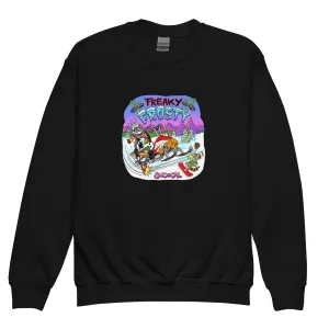 Kids Size Freaky Frosty Youth crewneck sweatshirt