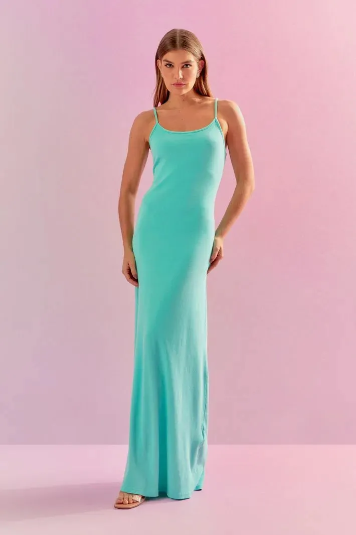 KNIT LONG DRESS