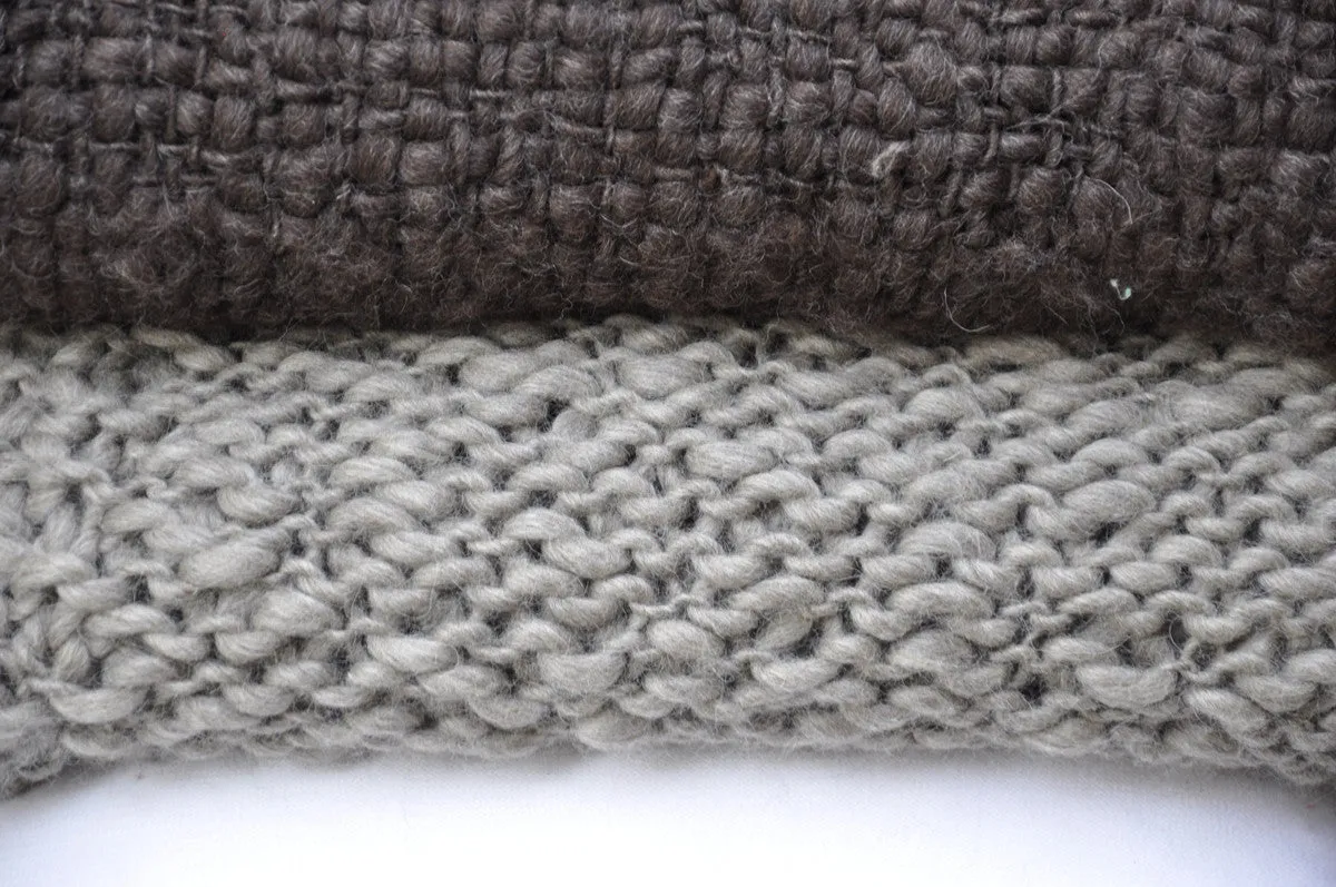 Knit Throw Blanket - Penelope Grey Throw