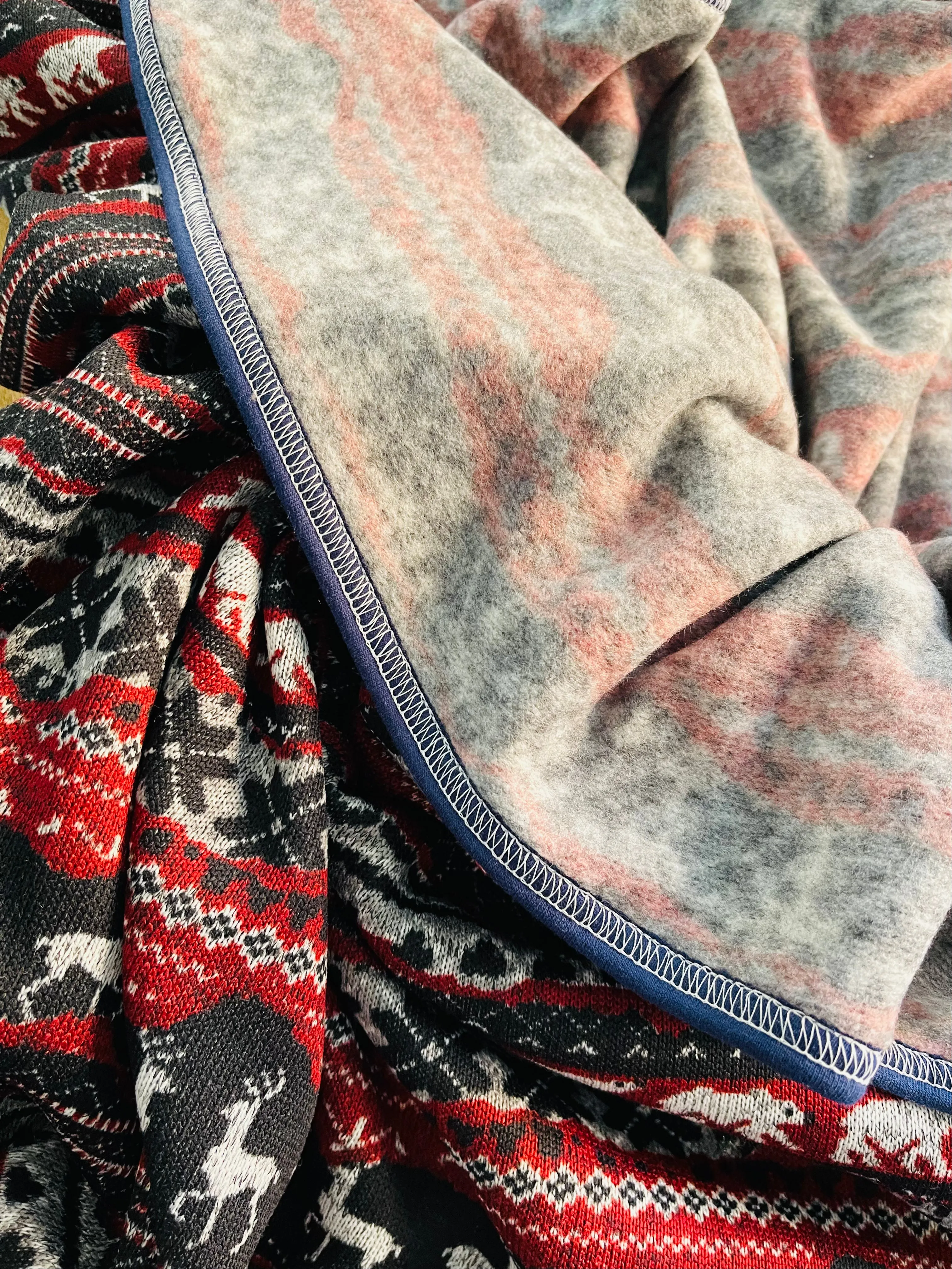 Knitted Christmas Blanket