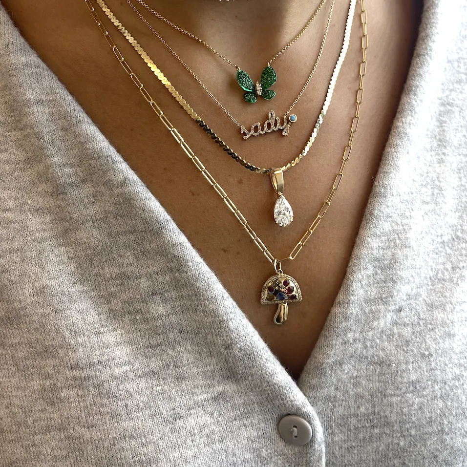 Lab Diamond Multishape Pendant - IGI Certified