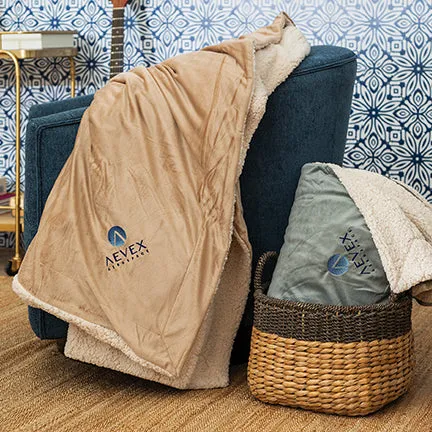 Lambda Chi Alpha Sherpa Lined Blanket