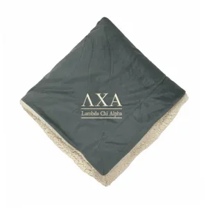 Lambda Chi Alpha Sherpa Lined Blanket