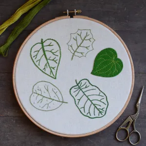 Leaf Embroidery Pattern - New Zealand Collection